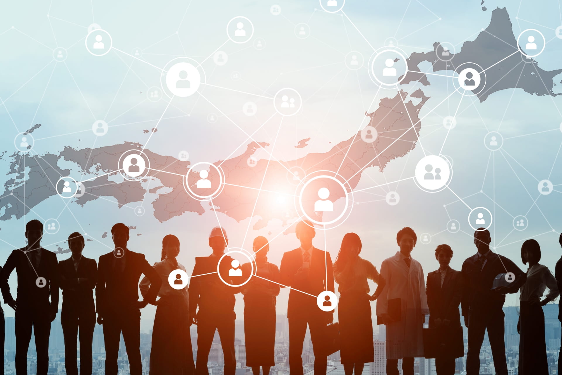 全国対応 14拠点のネットワーク